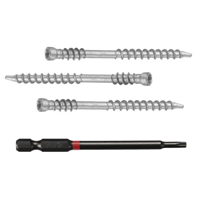 Wkręty tarasowe i panelowe Heco 4,2x70 mm – 150 szt. z końcówką Torx