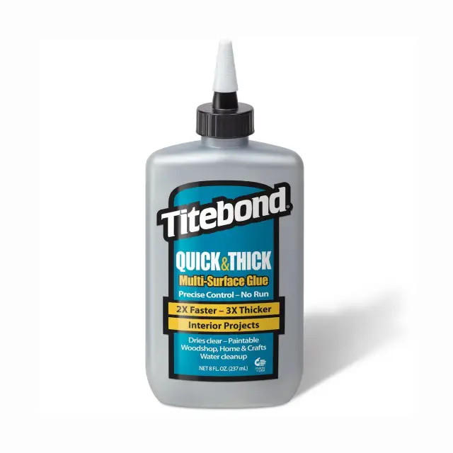 Titebond Quick & Thick – klej montażowy szybkoschnący 237 ml