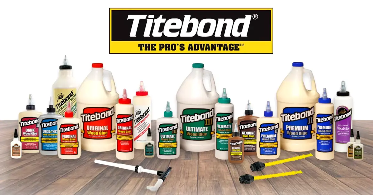 Kleje Titebond – porównanie linii Original, Titebond II, Titebond III, Quick & Thick, Liquid Hide, Cold Press