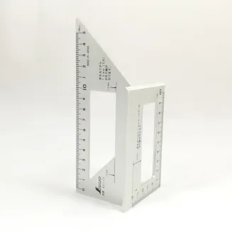 Japoński kątownik 3D trójwymiarowy aluminiowy Shinwa 45/90 stopni