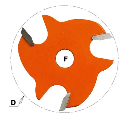 Frez piłkowy I=3,2 D=47,6 F=8, CMT 822.332.11